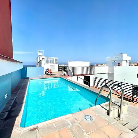 Nice Studio Without Balcony, With Wifi And Rooftop Pool In Puerto De La Cruz * Puerto de la Cruz (Tenerife)