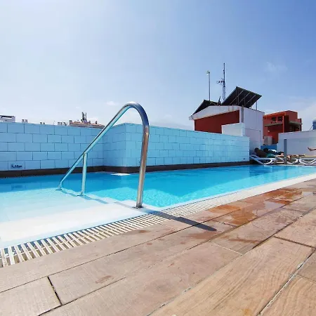 Appartement Nice Studio Without Balcony, With Wifi And Rooftop Pool In Puerto De La Cruz