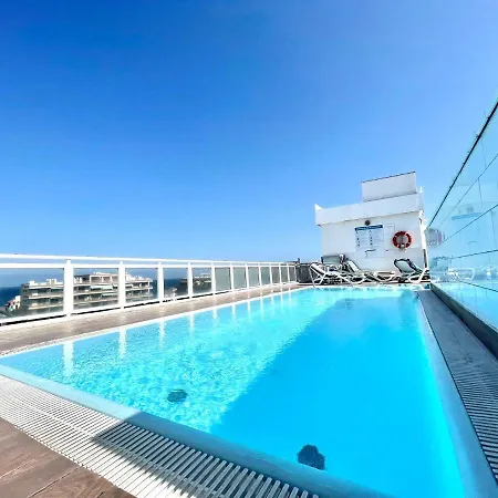 Nice Studio Without Balcony, With Wifi And Rooftop Pool In Puerto De La Cruz