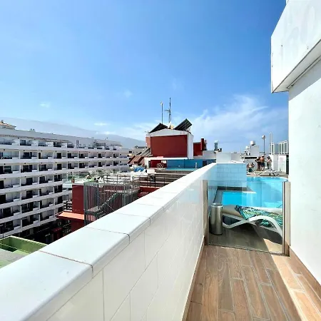 Apartman Nice Studio Without Balcony, With Wifi And Rooftop Pool In Puerto De La Cruz *